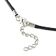 Engelsförmige Halskette aus Legierung mit Glasanhänger NJEW-JN04560-03-5
