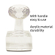 CRASPIRE Handmade Soap Stamp Bottle Crystal Eye Acrylic Soap Stamp with 1.57