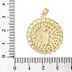 Латунные микро проложить кубического циркония подвески KK-L243-05G-03-3