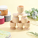 OLYCRAFT 12pcs 2 Inch Wooden Egg Cup Unfinished Wooden Egg Stands Wooden Egg Cup Holders Wood Egg Rack for DIY Wooden Craft Easter Birthday Party Supplies DIY-OC0008-23-5