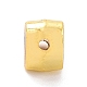 Perline smaltate in ottone placcato a cremagliera ecologiche KK-F843-30G-06-2