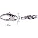 PandaHall Elite 5 Pcs 304 Stainless Steel Oval Shape Lobster Claw Clasps Size 20x10mm for Jewelry Making Findings STAS-PH0002-26P-3