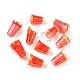 樹脂チャーム  模造食品  レモンティー  レッドオレンジ  18.5x12.5mm  穴：1.4mm RESI-CJC0001-59-2