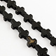 Natural Black Onyx Beads Strands G-R185-8x12mm-03-1