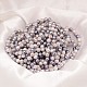 Faceted Round Shell Pearl Bead Strands BSHE-L012-6mm-L030-2