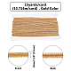 Metallic Centipede Braid Lace Trimming OCOR-WH0058-02G-2