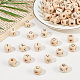 OLYCRAFT 100PCS 14mm Alphabet Wooden Beads Natural Square Wooden Beads Wooden Large Hole Beads with Initial Letter for Jewelry Making and DIY Crafts WOOD-OC0001-42B-6