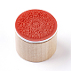 Цветочный узор деревянный штамп AJEW-WH0109-97F-2