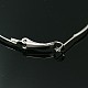 Silver Iron Hoop Earring X-IFIN-C045-49x1-S-2
