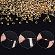 Beebeecraft 500Pcs/Box Round Crimp Beads 24K Gold Plated Stainless Steel Cord End Caps 2mm Loose Spacer Stoppers Beads for Earring Necklace STAS-BBC0001-45-4