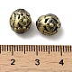 Tibetan Style Rack Plating Brass Beads KK-Q805-42AB-3