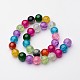 Crackle Glass Beads Strands X-CCG-GGM016-1
