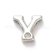 Стойки обшивки латунь кубического циркония бусы KK-L210-008P-Y