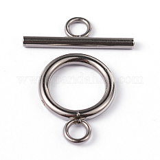304 Stainless Steel Toggle Clasps STAS-G130-39P