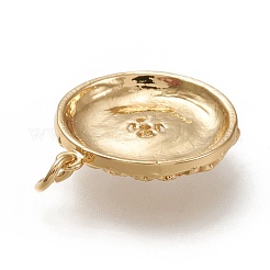 Латунные микропаве прозрачные подвески с фианитом&nbsp;ZIRC-L099-031G