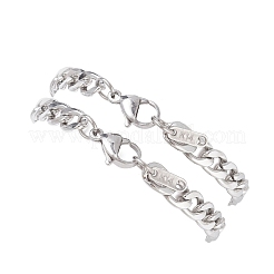 2 шт. браслеты с подвесками-соединителями из нержавеющей стали 304&nbsp;BJEW-JB12935