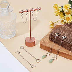 6 шт. латунные серьги-кольца&nbsp;HJEW-OC00314