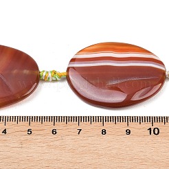 Натуральные полосатые агатовые бусы&nbsp;G-P605-L02-08