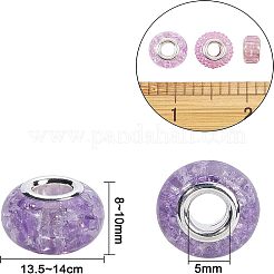 Европейские бусины из акрила FPDL-NB0001-02C