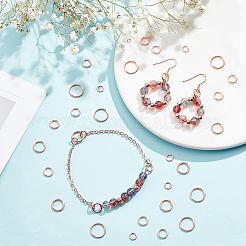 200 шт. 4 стиля латунных соединительных колец KK-PH0009-06