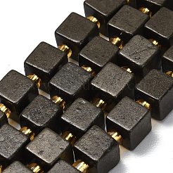 Stränge aus natürlichen Goldpyritperlen&nbsp;G-F833-N01-01