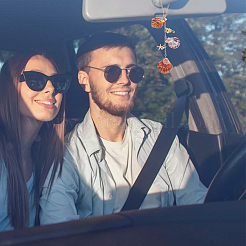 3 шт. подвесные украшения из натуральных ракушек и стекла&nbsp;HJEW-DR00226