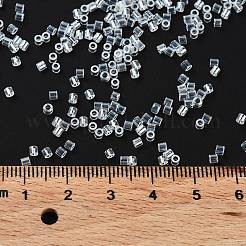 Прозрачные цвета блеск стеклянный бисер SEED-S042-02B-02