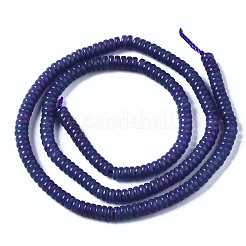 Hilos de abalorios de jade blanco natural&nbsp;G-S366-112A
