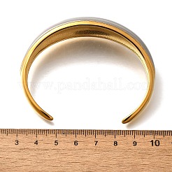 Браслеты-манжеты из нержавеющей стали 304 для женщин&nbsp;BJEW-F489-01