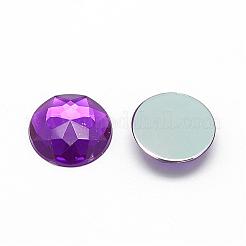 Cabochon posteriori con strass acrilici&nbsp;GACR-Q008-25mm-13