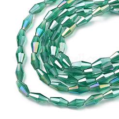 Perles en verre transparentes&nbsp;GLAA-P001-02A-05