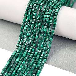 Природного малахита бисер нитей G-C009-B24-01