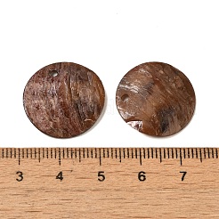 Подвески из натуральных ракушек акойя SHEL-M021-10