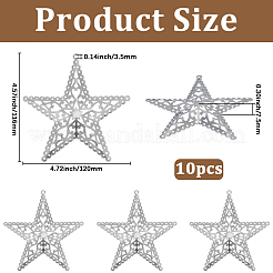 10шт железные подвески&nbsp;IFIN-GF0001-55A