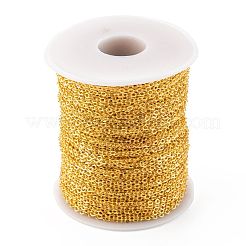 Латунные плоские овальные кабельные цепи CH030-G