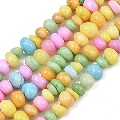 Chapelets de perles en jade blanc naturel teinté&nbsp;GG-CBACF26-A03-05