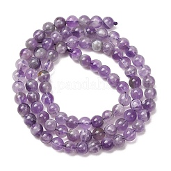 Natürliche Chevron-Amethyst-Perlenstränge&nbsp;G-K256-51-4mm