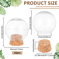 Стеклянный купол&nbsp;AJEW-WH0709-032