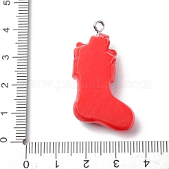 Рождественские подвески из непрозрачной смолы RESI-A049-05O