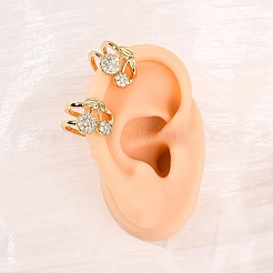 Серьги-манжеты из циркония&nbsp;LS-EJEW-D328-06G-02