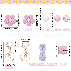 Набор для самостоятельного изготовления цветочного брелока&nbsp;DIY-SC0022-47