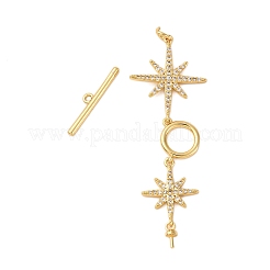 Латунные застежки-молнии из прозрачного кубического циркония KK-A223-36G