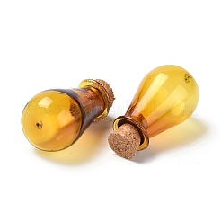 Украшение из стеклянных пробковых бутылок AJEW-O032-02I