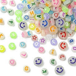 200шт акриловые бусины FACR-FS0001-03