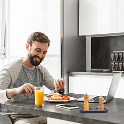 2 шт. деревянная подставка для мельницы для перца DJEW-GF0001-65