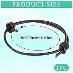 Изготовление регулируемого кожаного шнура-браслета&nbsp;MAK-WH20007-001