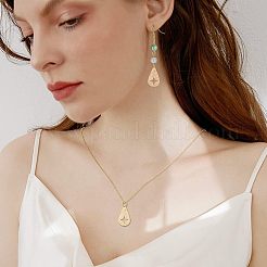 Латунные строковые подвески&nbsp;KK-NB0001-23G-NF