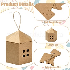 20 sac de 2 boîtes d'emballage cadeau en papier de couleurs&nbsp;CON-CJ0001-29