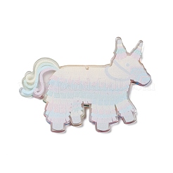 Большие подвески из полупрозрачной смолы RESI-I049-03