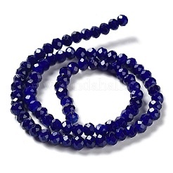 Perles de verre imitation jade cuites au four&nbsp;X-DGLA-A034-J6MM-A33